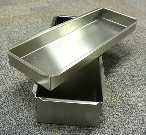 6" x 20" x 2" Flanges On All Sides •Vertical Sides• •Closed Corners•
