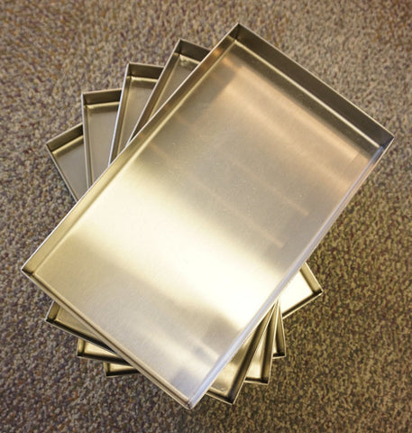 7" x 28" x 1" •Flange-Free• •Vertical Sides• •Closed Corners•