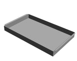 12" x 20" x 2"   •Flanges On Ends• •Vertical Sides• •Closed Corners•