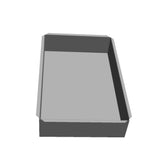 12" x 20" x 4"   Flanges On All Sides •Vertical Sides• •Closed Corners•