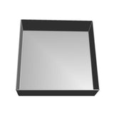 7" x 7" x 2"   •Flange-Free• •Vertical Sides• •Closed Corners•